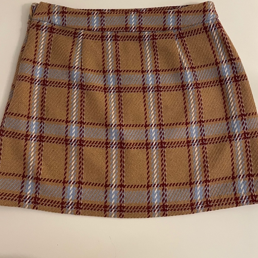 Plaid Mini Skirt
